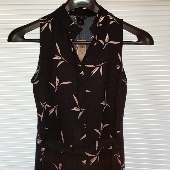 Ann Taylor Navy Blue Dress - Picture 4 of 6